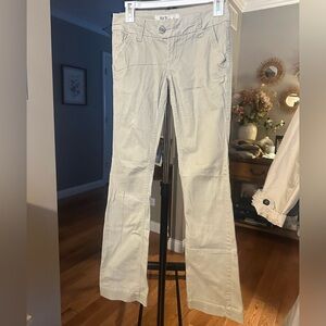 BKE Casuals Cream Slim Boot Pants